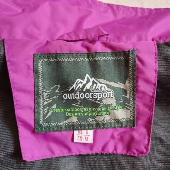 Outdoorsport Waterproof Women'sPurple Jacket SizeS - Picture 13 of 15